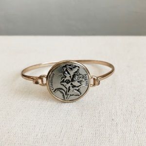 Vintage August Flower Bracelet